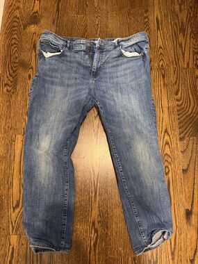 Warp + Weft Men's Light Blue Relaxed Denim Jeans